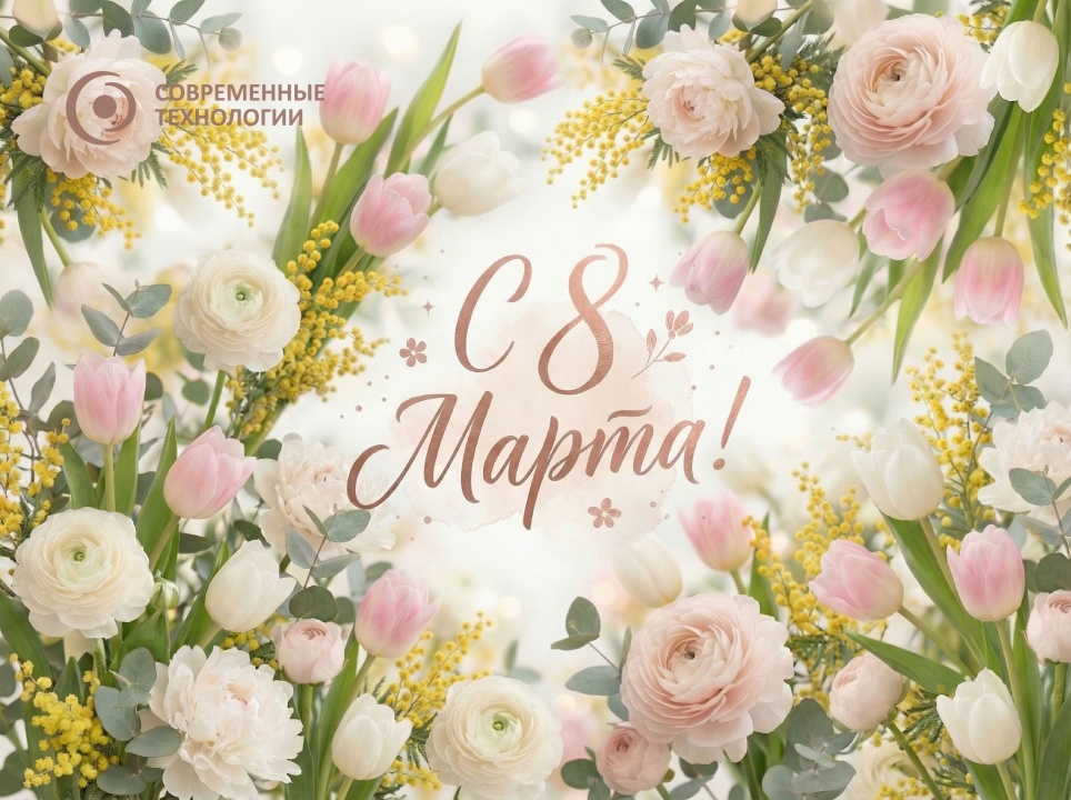 Поздравляем с Международным женским днём! Поздравляем с Международным женским днём!